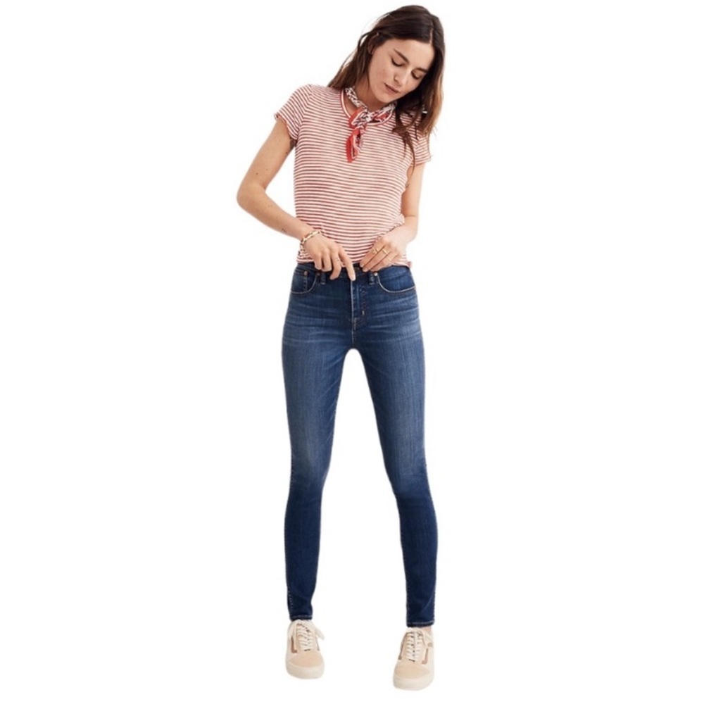 Madewell 10” High Rise Skinny Jeans Size 31T